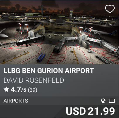 LLBG Ben Gurion Airport by David Rosenfeld. USD 21.99