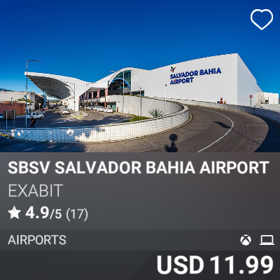 SBSV Salvador Bahia Airport by Exabit. USD 11.99