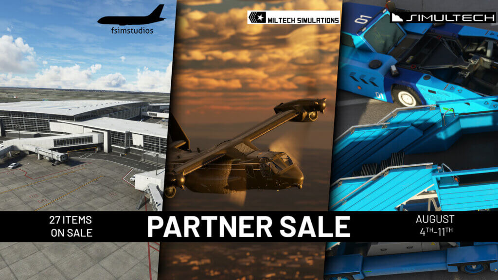 Partner Sale. FSim Studios, Miltech Simulations and Simultech.