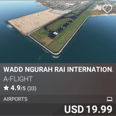 WADD Ngurah Rai International Airport by A-Flight. USD 19.99