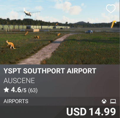 YSPT Southport Airport by AUscene. USD 14.99