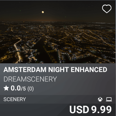 Amsterdam Night Enhanced by DreamScenery. USD 9.99