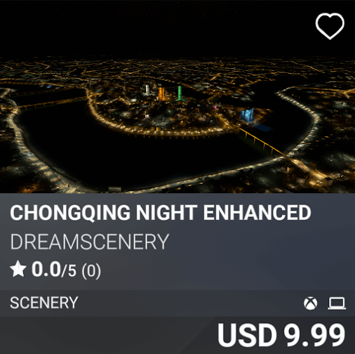 Chongqing Night Enhanced by DreamScenery. USD 9.99