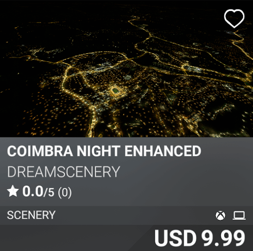 Coimbra Night Enhanced by DreamScenery. USD 9.99