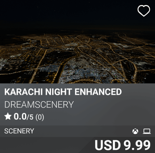 Karachi Night Enhanced by DreamScenery. USD 9.99
