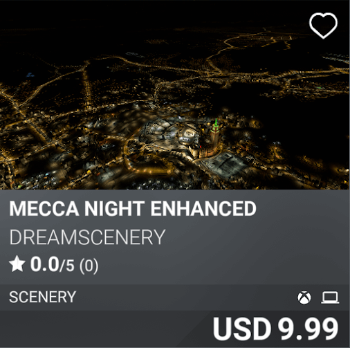 Mecca Night Enhanced by DreamScenery. USD 9.99
