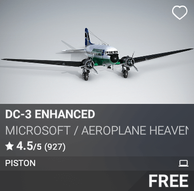 DC-3 Enhanced Microsoft