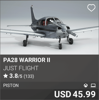 PA28 Warrior II Just Flight