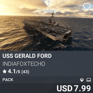 USS Gerald Ford IndiaFoxEcho