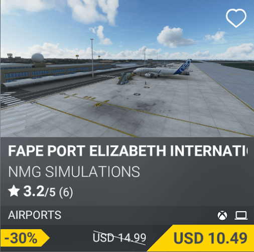 FAPE Port Elizabeth International Airport by NMG Simulations. USD 14.99