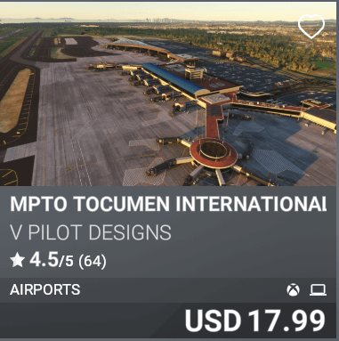 MPTO Tocumen International Airport by V Pilot Designs. USD 17.99