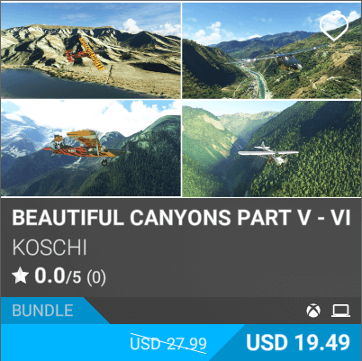 Beautiful Canyons Part V - VIII by Koschi. USD 19.49