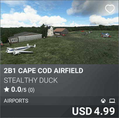 2B1 Cape Cod Airfield by stealthy duck. USD 4.99
