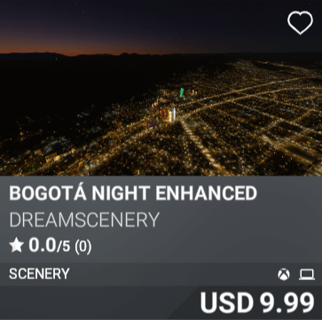 Bogotá Night Enhanced by DreamScenery. USD 9.99