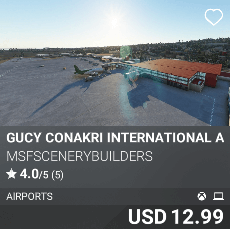 GUCY Conakri International Airport by msfscenerybuilders. USD 12.99
