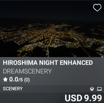 Hiroshima Night Enhanced by DreamScenery. USD 9.99