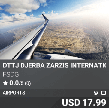 DTTJ Djerba Zarzis International Airport by FSDG. USD 17.99