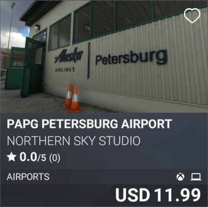PAPG Petersburg Airport by Northern Sky Studio. USD 11.99