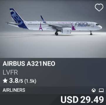 Airbus A321neo by LVFR. USD 29.49