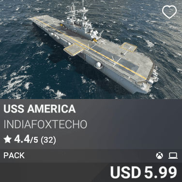 USS America by Indiafoxtecho. USD 5.99