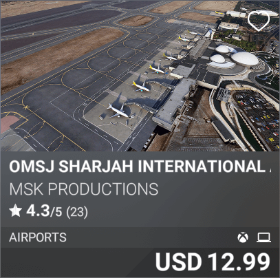 OMSJ Sharjah International Airport by MSK Productions. USD 12.99