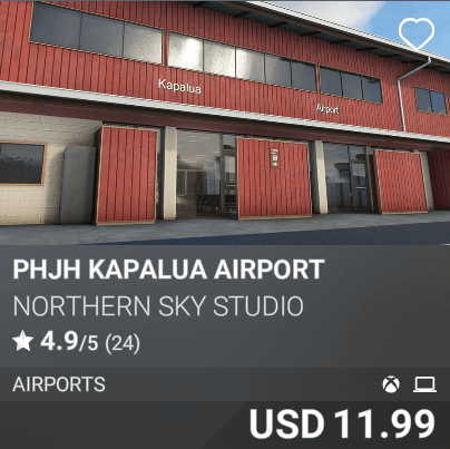PHJH Kapalua Airport by Northern Sky Studio. USD 11.99