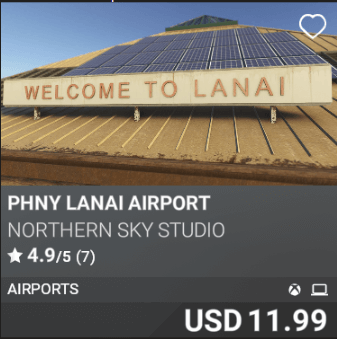 PHNY Lanai Airport by Northern Sky Studio. USD 11.99