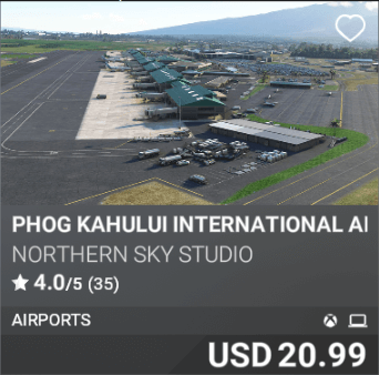 PHOG Kahului International Airport by Northern Sky Studio. USD 20.99