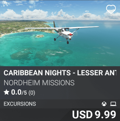 Caribbean Nights - Lesser Antilles, Puerto Rico by Nordheim Missions. USD 9.99