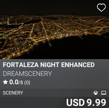 Fortaleza Night Enhanced by DreamScenery. USD 9.99