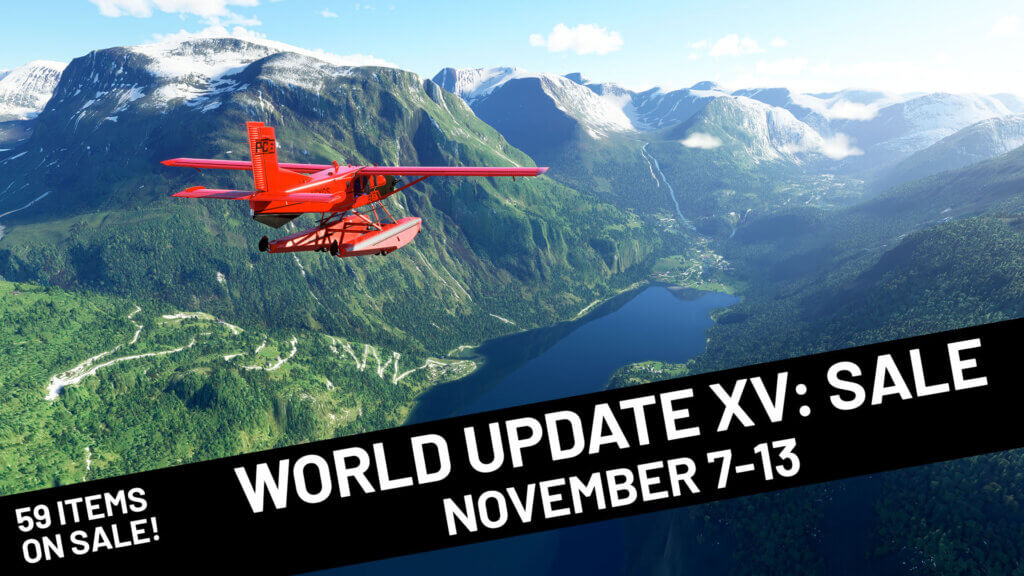 World Update XV Sale, runs from November 7th to Novermber 13th. 59 items on sale!