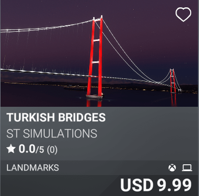 Turkish Bridges by ST Simulations. USD 9.99
