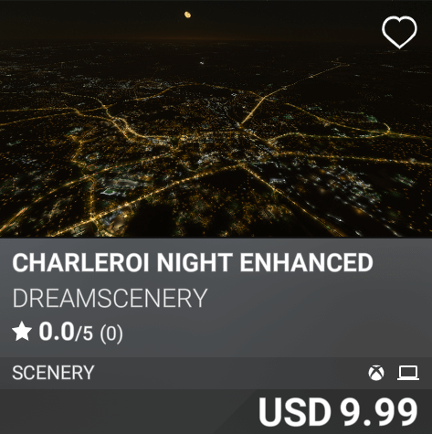 Charleroi Night Enhanced by Dreamscenery. USD 9.99
