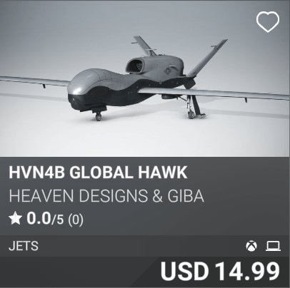HVN4B GLOBAL HAWK by Heaven Designs & Giba. USD 14.99