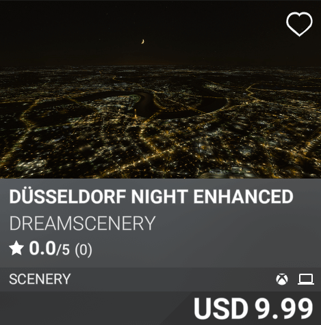 Düsseldorf Night Enhanced by Dreamscenery. USD 9.99