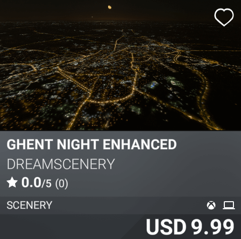 Ghent Night Enhanced by Dreamscenery. USD 9.99