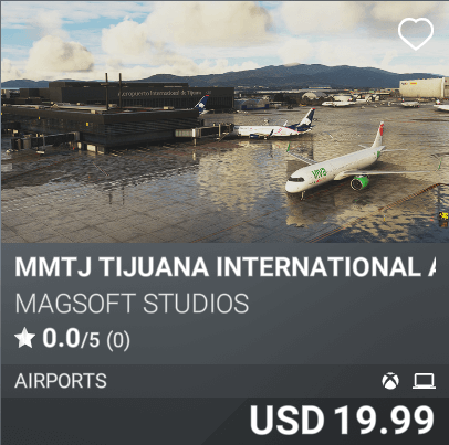 MMTJ Tijuana International Airport by Magsoft Studios USD 19.99