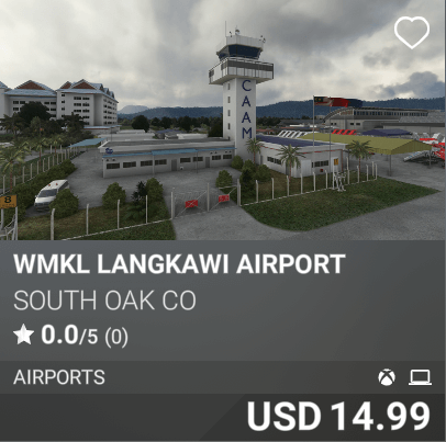 WMKL Langkawi Airport by South Oak Co USD 14.99