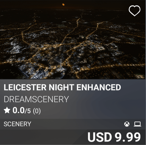 Leicester Night Enhanced by Dreamscenery. USD 9.99