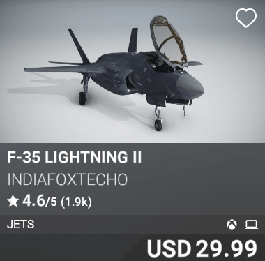 F-34 Lightning II by IndiaFoxEcho USD 29.99