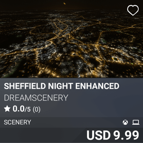 Sheffield Night Enhanced by Dreamscenery. USD 9.99