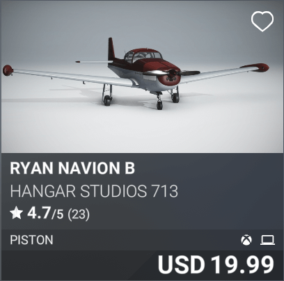 Ryan Navion B by Hangar Studios 713 USD 19.99