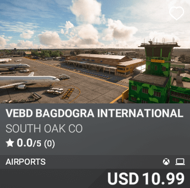VEBD Bagdogra International Airport by South Oak Co. USD 10.99