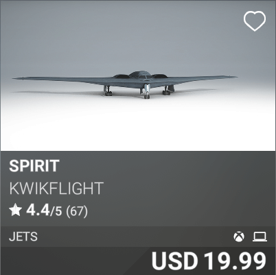 Spirit by Kwikflight USD 19.99