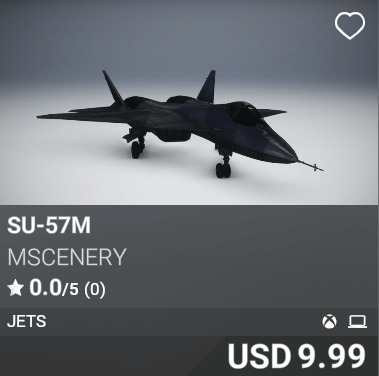 SU-57M by Mscenery. USD 9.99
