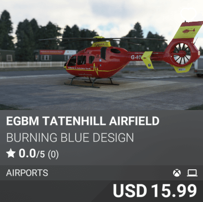EGBM Tatenhill Airfield by Burning Blue Design. USD 15.99