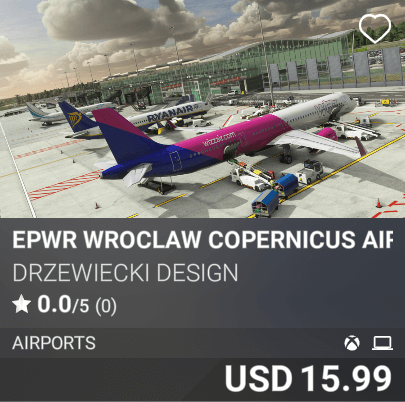 EPWR Wroclaw Copernicus Airport by Drzewiecki Design. USD 15.99
