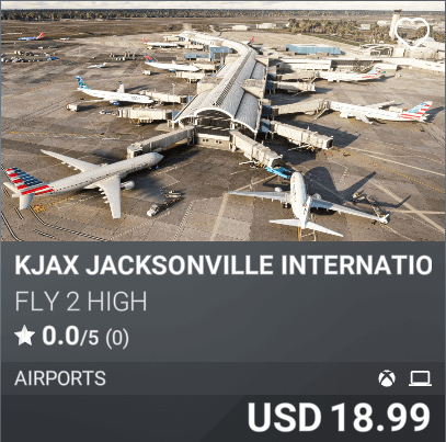 KJAX Jacksonville International Airport by Fly 2 High. USD 18.99