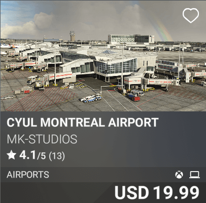 CYUL Montreal Airport by MK-Studios USD 19.99