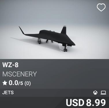 WZ-8 by Mscenery. USD 8.99